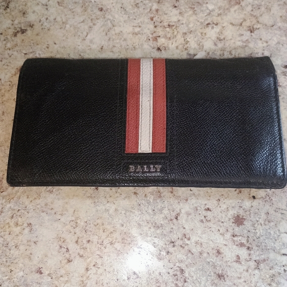 Bally Leather Unisex Black Wallet-Authentic - Picture 1 of 12